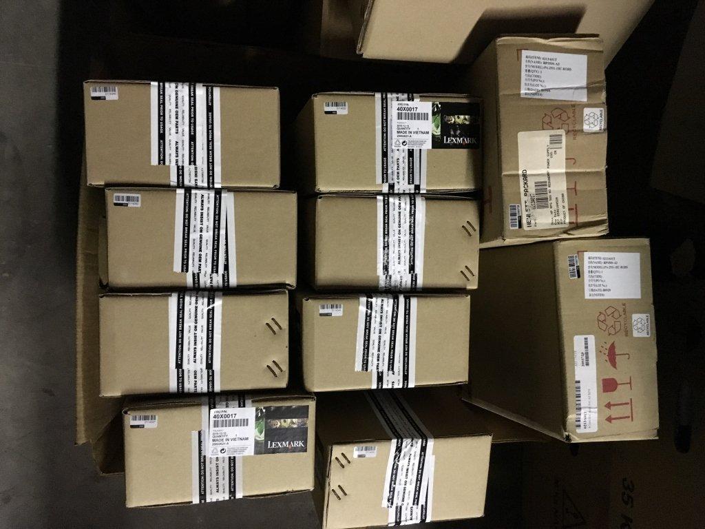 2 boxes of LEXMARK Parts See photos for parts #â€™