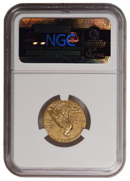 1914-S $5 Indian Head Half Eagle Gold Coin NGC AU50