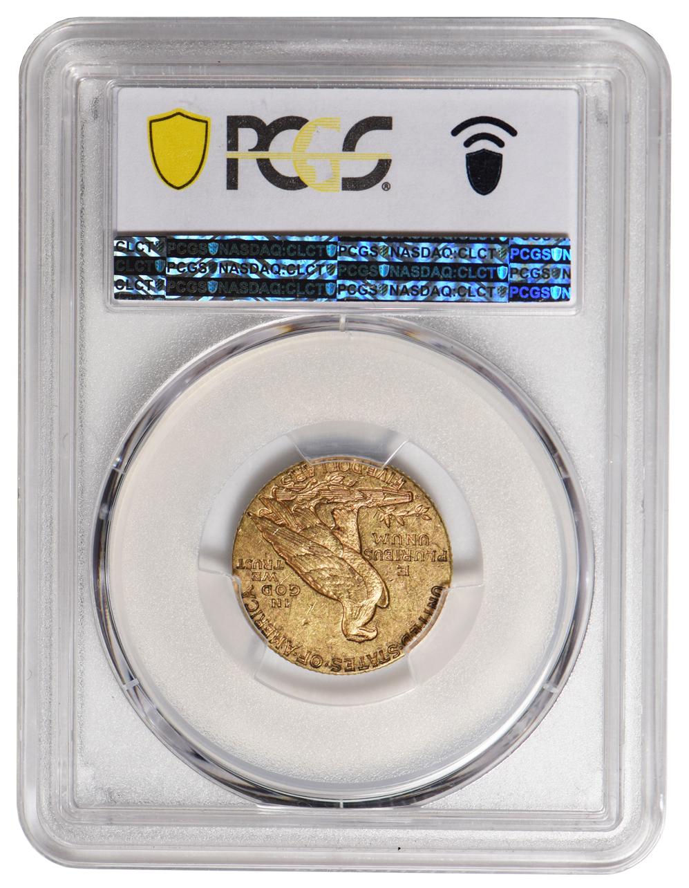 1909-S $5 Indian Head Half Eagle Gold Coin PCGS AU58