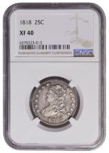 1818 Capped Bust Quarter NGC XF40