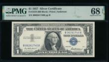 1957 $1 Silver Certificate PMG 68EPQ
