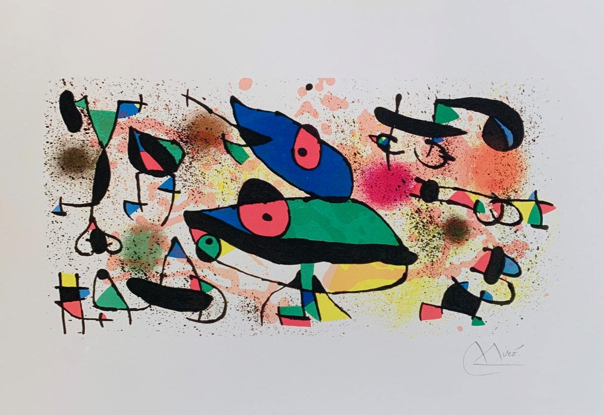 Joan Miro SCULPTURES II Facsimile Signed Limited Edition Giclee