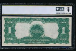 1899 $1 Black Eagle Silver Certificate PMG 55PPQ