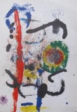 Joan Miro LA CASCADA Facsimile Signed Limited Edition Lithograph Art
