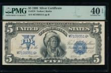 1899 $5 Chief Silver Certificate PMG 40EPQ