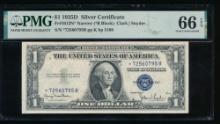 1935D $1 STAR Silver Certificate PMG 66EPQ