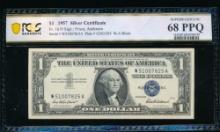 1957 $1 Silver Certificate PCGS 68PPQ