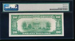 1928 $20 Cleveland FRN PMG 67
