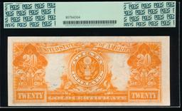 1922 $20 Gold Certificate PCGS 50