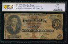 1880 $10 Silver Certificate PCGS 12