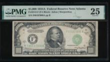 1934A $1000 Atlanta FRN PMG 25