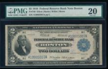 1918 $2 Boston FRBN PMG 20