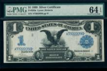 1899 $1 Black Eagle Silver Certificate PMG 64EPQ