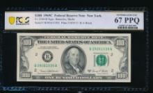 1969C $100 New York FRN PCGS 67PPQ