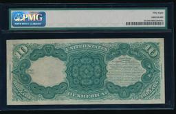 1880 $10 Jackass Legal Tender Note PMG 58