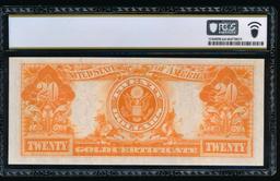 1922 $20 Gold Certificate PCGS 64