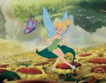 Disney Tinker Bell Peter Pan Sericel Animation Art Cel