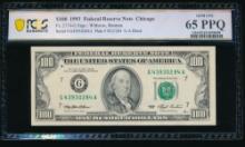 1993 $100 Chicago FRN PCGS 65PPQ