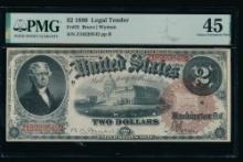1880 $2 Legal Tender Note PMG 45