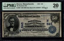1902 $50 Boston MA National PMG 20