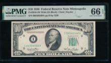 1950 $10 Minneapolis FRN PMG 66EPQ