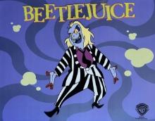 Warner Bros Beetlejuice Limited Edition Sericel Animation Art Cel