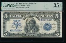 1899 $5 Chief Silver Certificate PMG 35EPQ