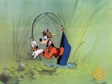 Disney Goofy Fishing Limited Edition Sericel Animation Art Cel