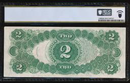 1917 $2 Legal Tender Note PCGS 50