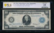 1914 $10 Philadelphia FRN PCGS 25