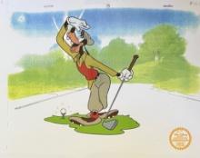 Disney Goofy Golf Limited Edition Sericel Animation Art Cel