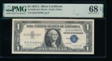 1957A $1 Silver Certificate PMG 68EPQ
