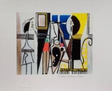 Picasso PAINTER IN THE STUDIO Estate Signed Giclee