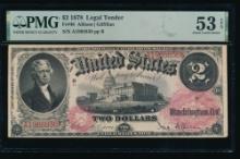1878 $2 Legal Tender Note PMG 53EPQ