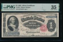 1891 $1 Martha Washington Silver Certificate PMG 35