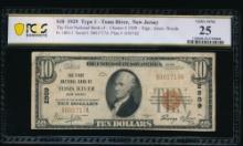 1929 $10 Toms River NJ National PCGS 25