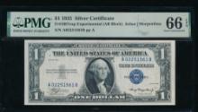 1935 $1 Silver Certificate PMG 66EPQ