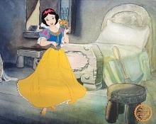 Disney Princess Snow White Sericel Animation Art Serigraph Cel