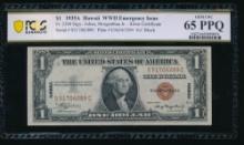 1935A $1 Hawaii Silver Certificate PCGS 65PPQ