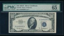 1953A $10 Silver Certificate PMG 65