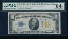 1934A $10 N Africa FRN PMG 64EPQ