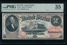 1878 $2 Legal Tender Note PMG 35