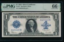 1923 $1 Silver Certificate PMG 66EPQ
