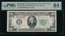 1934D $20 New York FRN PMG 64EPQ