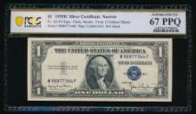 1935D $1 Narrow Silver Certificate PCGS 67PPQ