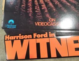 NOS "Witness" Movie Standee with Box