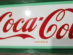 Professionally Repainted Metal "Coca Cola" Sign