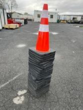 Skid Lot Of (25) Traffic Cones