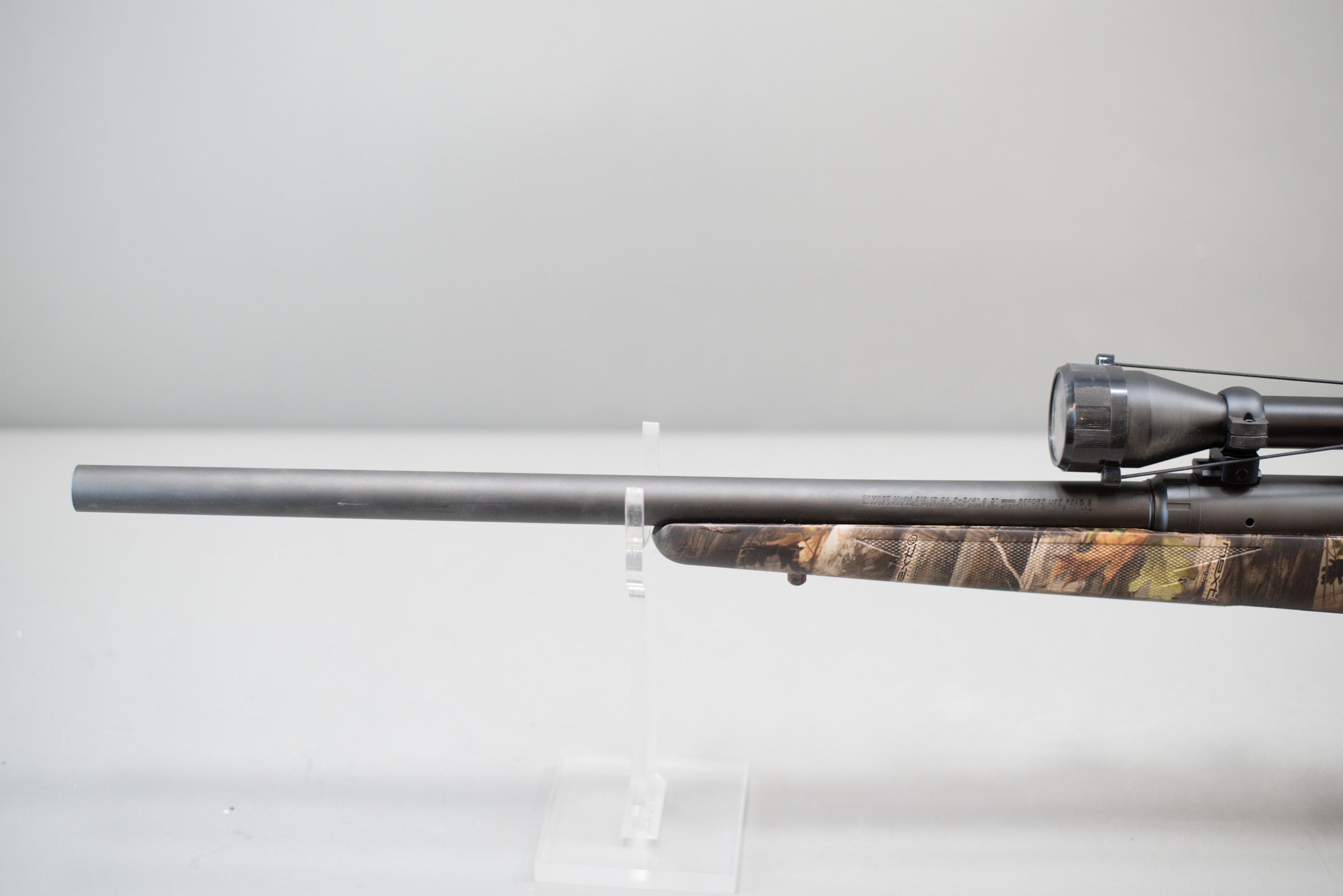 (R) Savage Model 212 "Rifled" 12 Gauge Shotgun