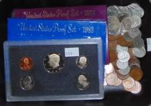 1983, 1984 U.S. Proof Sets. $641 in Canadian Coins